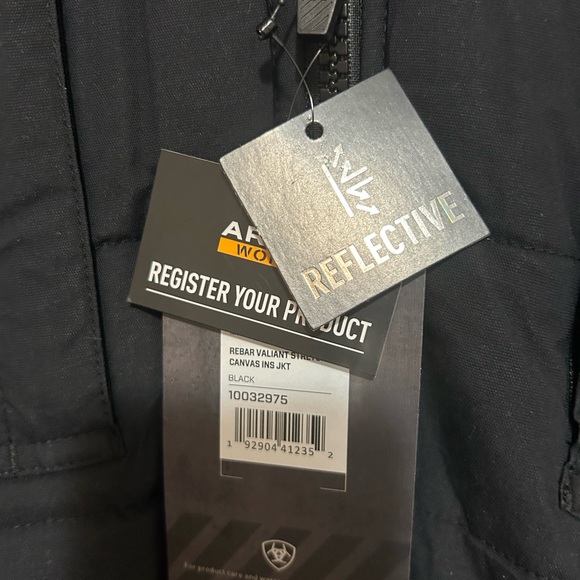 Ariat rebar men’s heavy canvas work jacket 3XL Tall Wind and water resistant - Picture 9 of 12